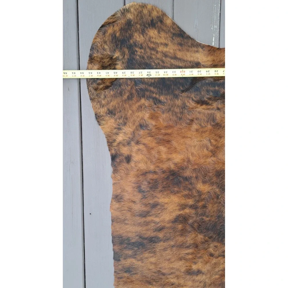 Genuine Brazilian Dark Brindle Cowhide Rug
